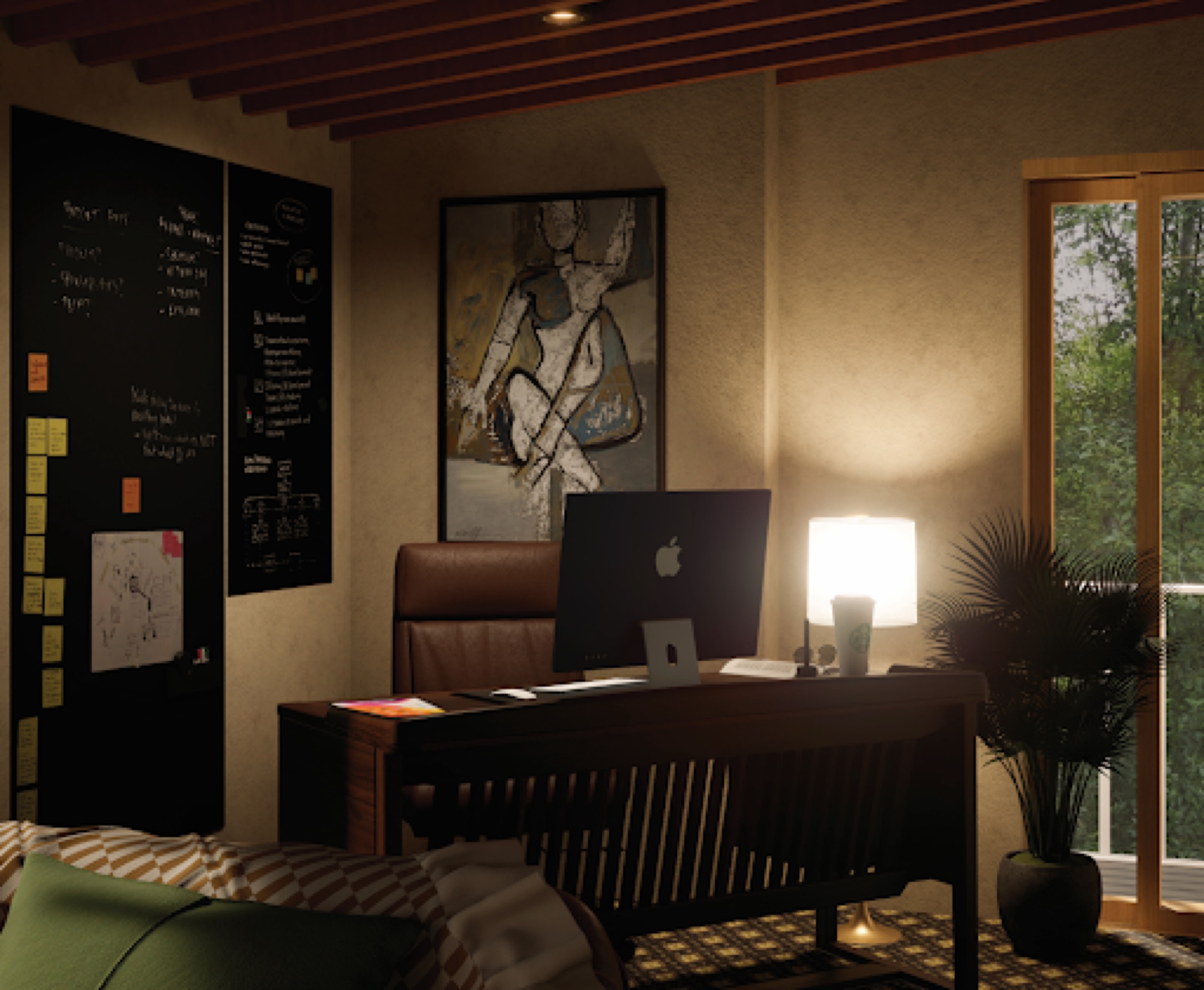 Interior Studio Bedroom — view 2